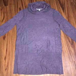 Adrienne Vittadini Purple Turtleneck